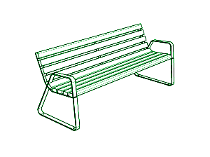 LIN 3 - 1800×681×779 mm / 56 kg