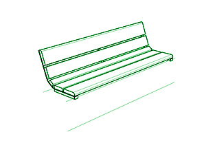 LIN 40- 1800×592×455 mm / 22 kg