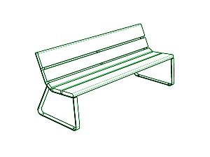 LIN4 - 1800×681×779 mm / 57 kg