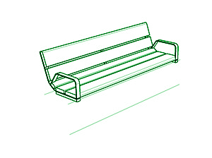 LIN 60 - 1800×592×456 mm / 55 kg