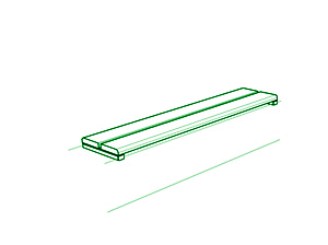 LIN 50 - 1800×395×78 mm / 27 kg